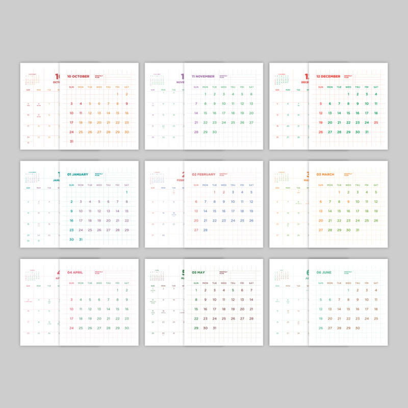 Calendar pages - After The Rain 2022 My Schedule Keeper Monthly Desk Calendar