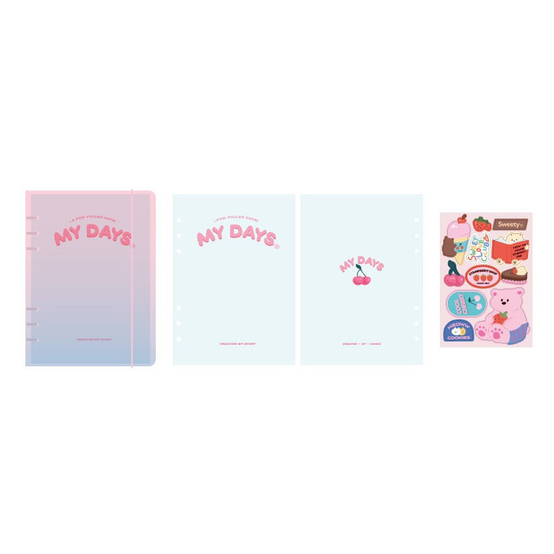 My days - ICONIC 2022 My Vibe 6-ring Dated Weekly Diary Planner