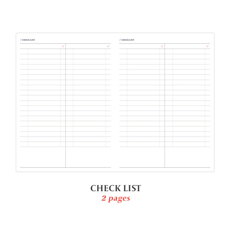 Checklist - ICONIC 2022 Draw Your Orbit Dated Weekly Diary Planner