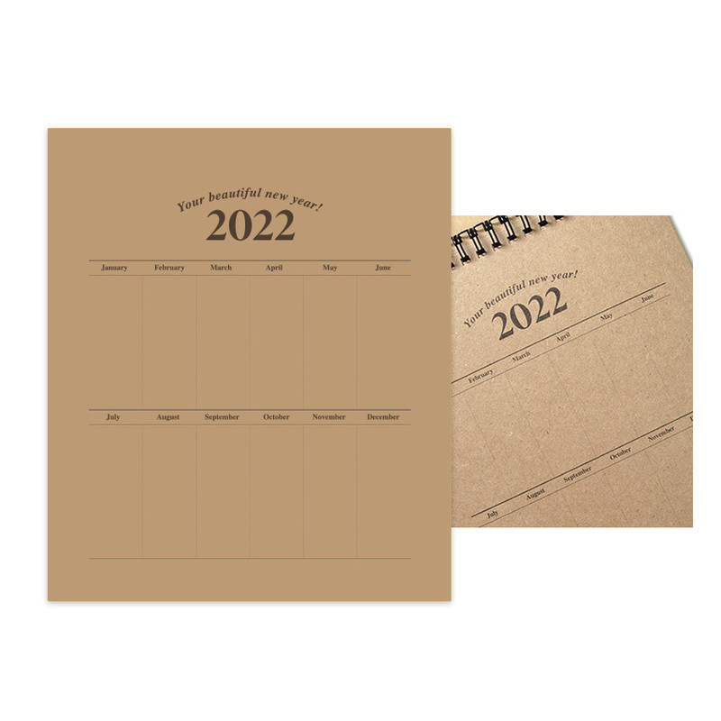 2022 year plan - 2young 2022 Kraft Monthly Desk Standing Calendar 2022 year plan - 2young 2022 Kraft Monthly Desk Standing Calendar