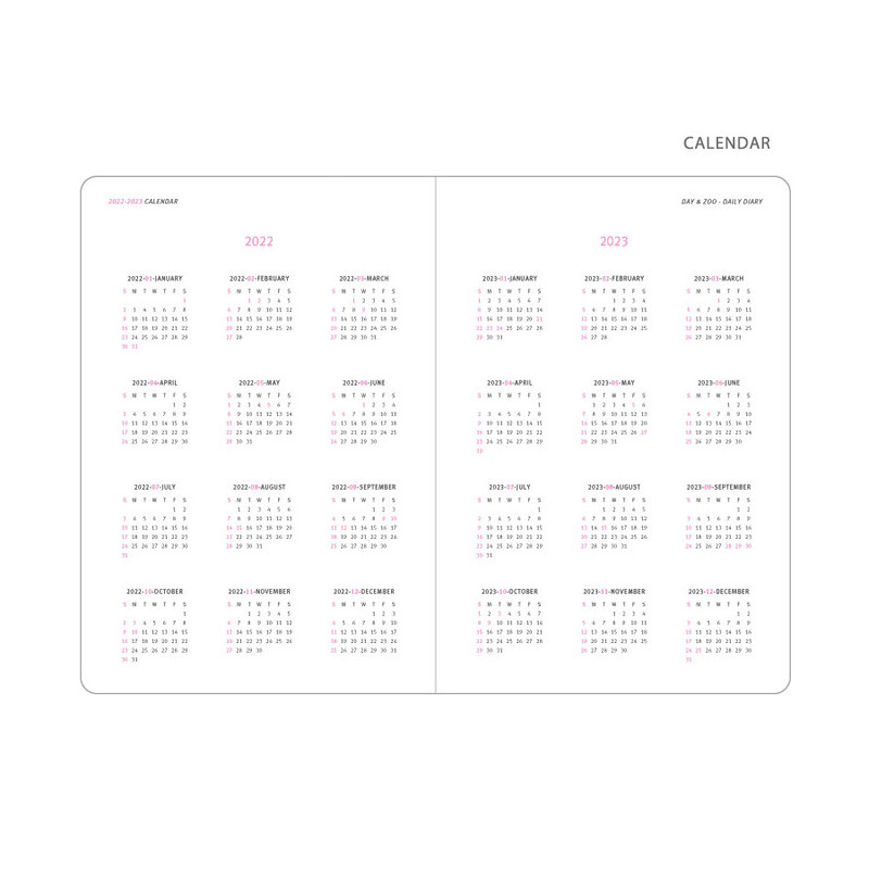 Calendar - MINIBUS 2022 Zoo Oxford Dated Daily Diary Scheduler Calendar - MINIBUS 2022 Zoo Oxford Dated Daily Diary Scheduler