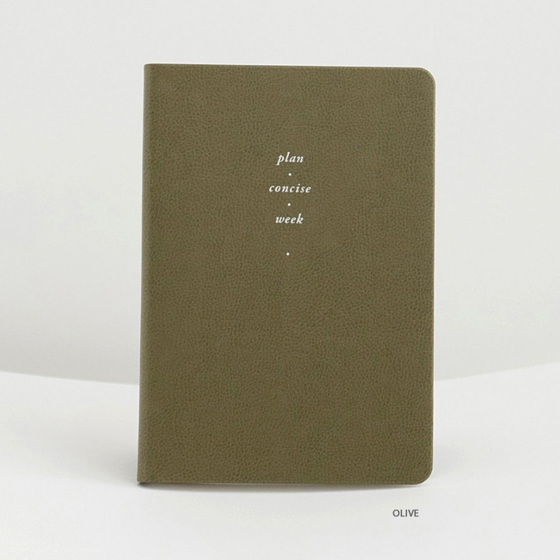 Olive - Byfulldesign 2022 Notable memory slim B6 dated weekly planner