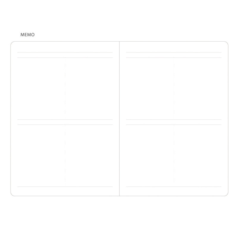 Memo - After The Rain 2022 Dot Your Day Dated Weekly Diary Planner