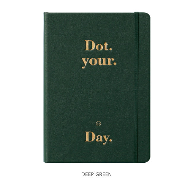 Deep green - After The Rain 2022 Dot Your Day Dated Weekly Diary Planner