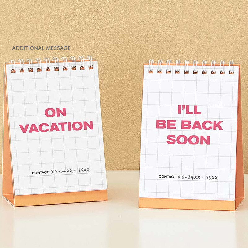 additional message - Antenna Shop 2022 Daily Habit Mini Monthly Desk Calendar