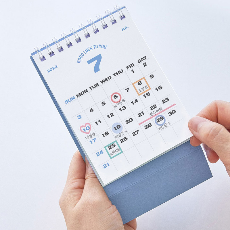 Antenna Shop 2022 Daily Habit Mini Monthly Desk Calendar