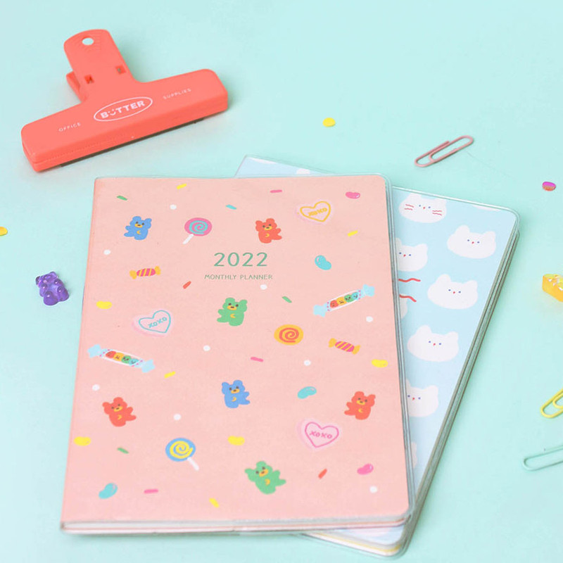 O-check 2022 Happy Day B6 Dated Monthly Diary Planner