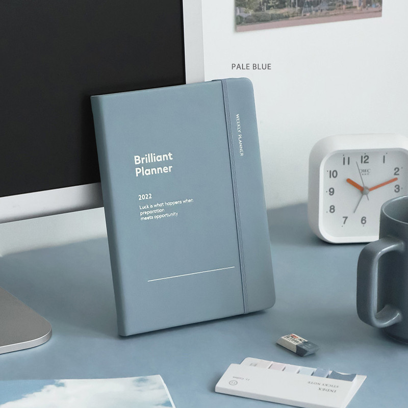 Pale Blue - ICONIC 2022 Brilliant Dated Weekly Diary Planner