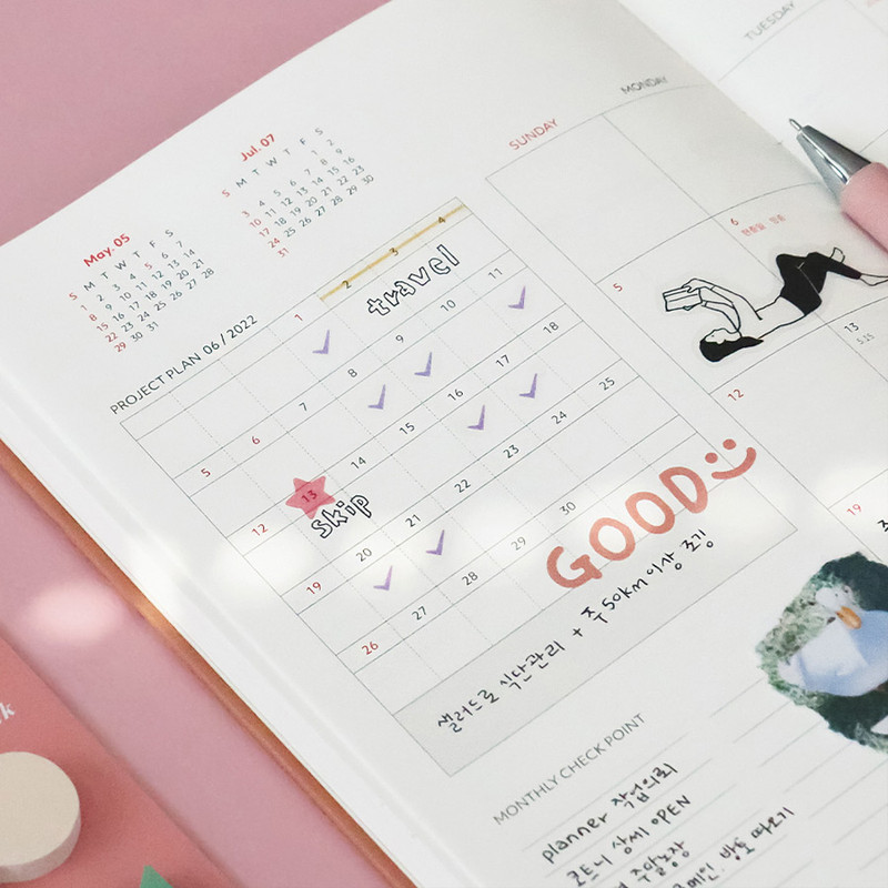 Monthly plan - ICONIC 2022 Brilliant Dated Weekly Diary Planner