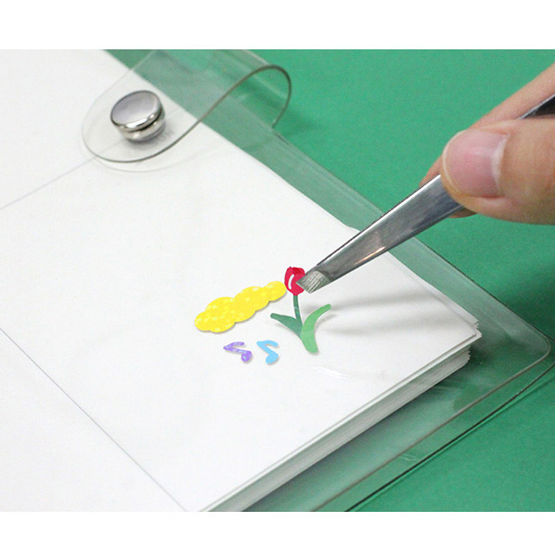 Usage example - Appree Picnic Scene Glitter Removable Sticker