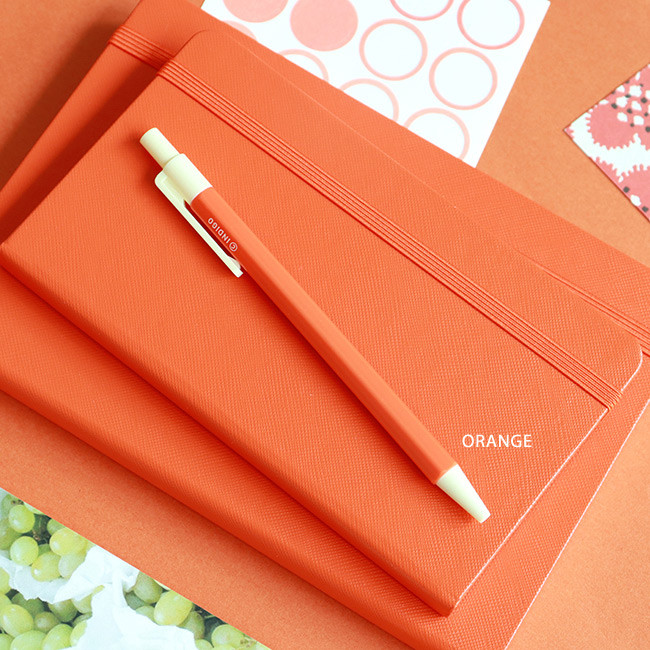 Orange - Indigo Prism 0.5 mm retractable black ink ballpoint pen