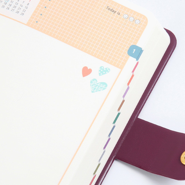 Monthly index - Monopoly 2022 Smiley Dated Daily Diary With Tray