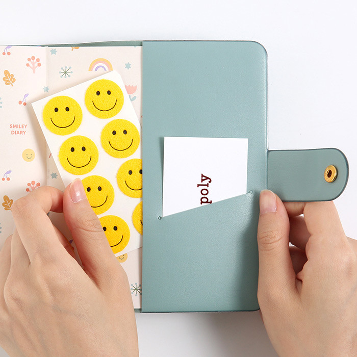 Cover pocket - Monopoly 2022 Smiley Dated Daily Diary With Tray