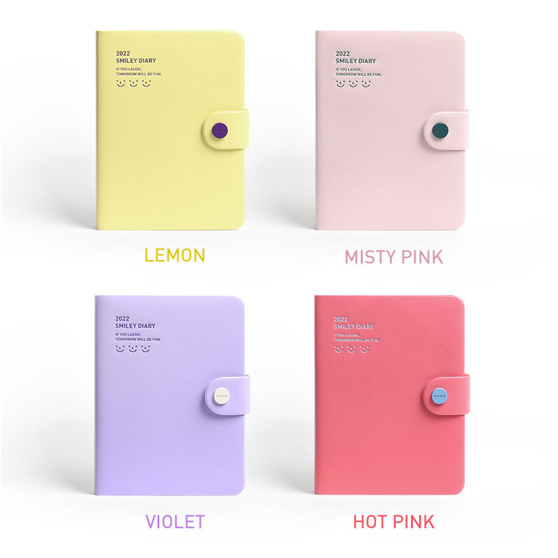 Color -  Monopoly 2022 Smiley Dated Daily Diary With Tray