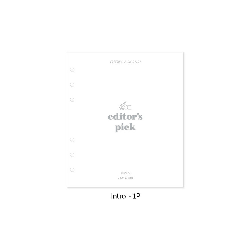 Intro -  2NUL Editor's Pick A6 wide 6-ring Dateless Weekly Diary
