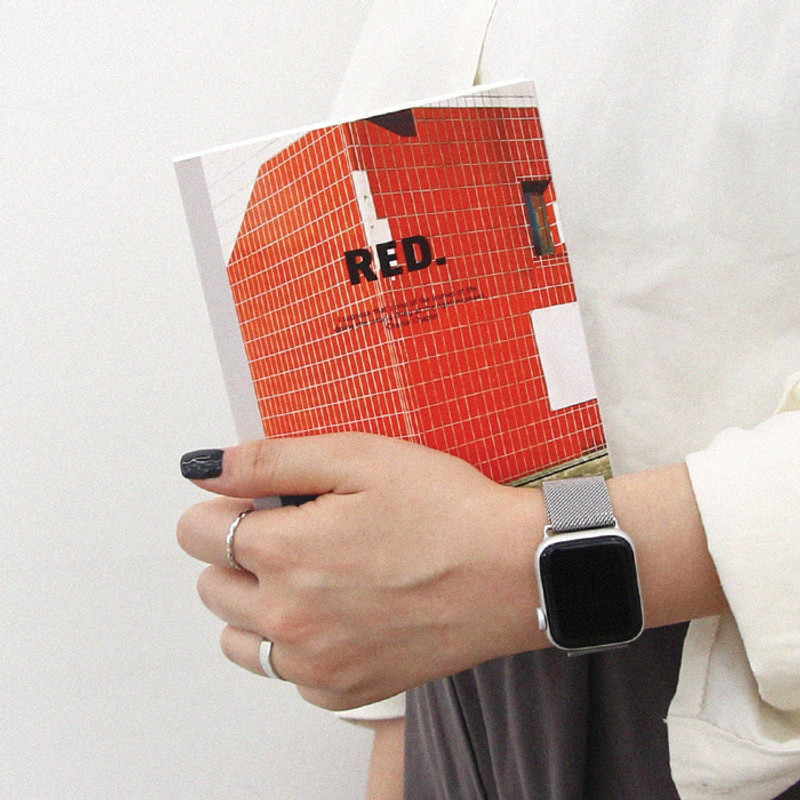 Red - Wanna This Street Dateless Weekly Diary Journal