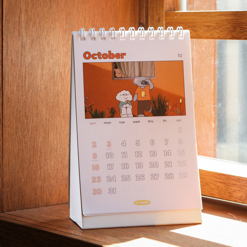 Dailylike 2022 My Buddy Mini Monthly Desk Calendar