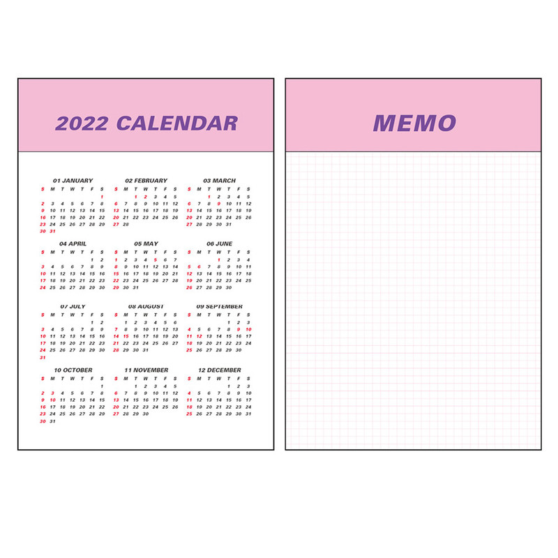 Calendar pages - Ardium 2022 ColorPoint Monthly Desk Calendar