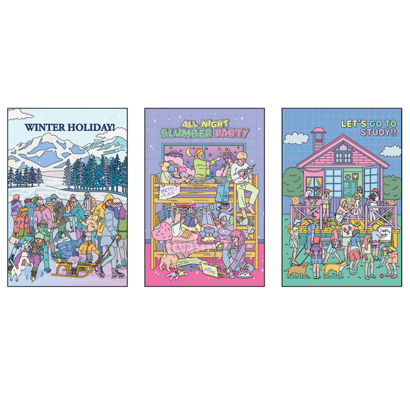 Illustration - Ardium 2022 ColorPoint Monthly Desk Calendar