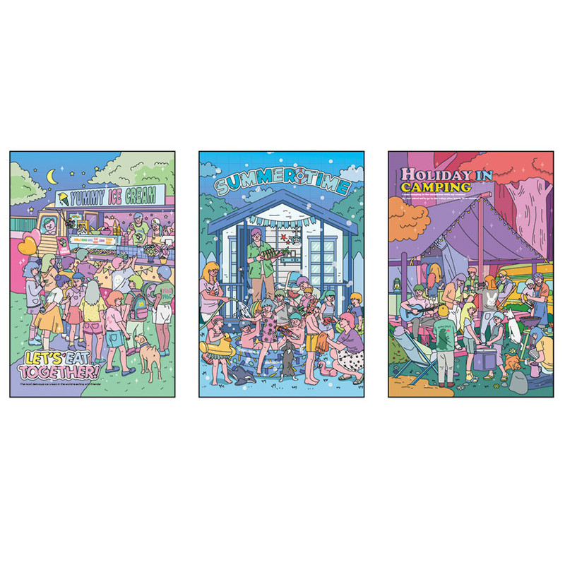 Illustration - Ardium 2022 ColorPoint Monthly Desk Calendar