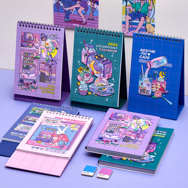 Ardium 2022 ColorPoint Monthly Desk Calendar