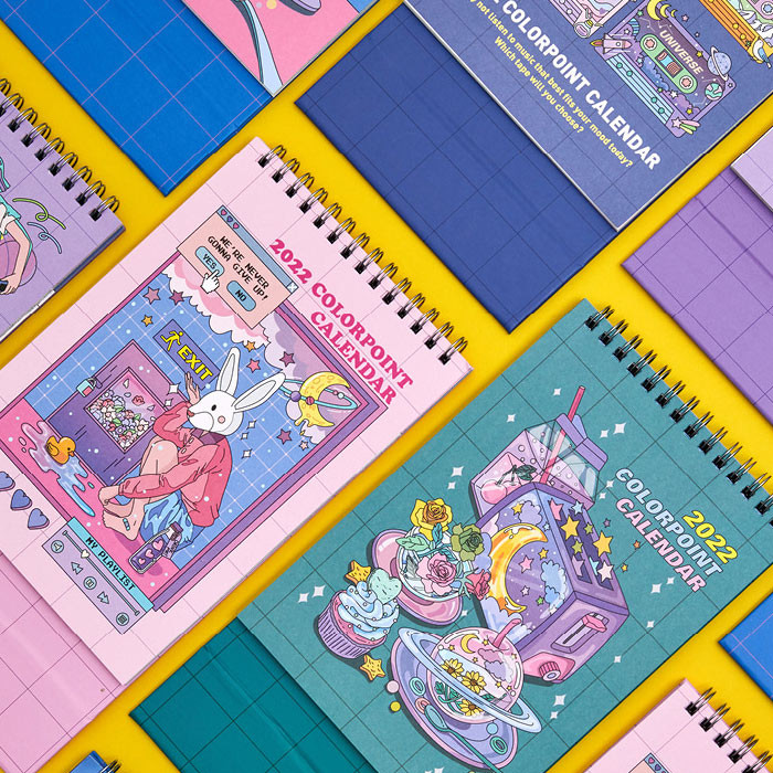 Ardium 2022 ColorPoint Monthly Desk Calendar