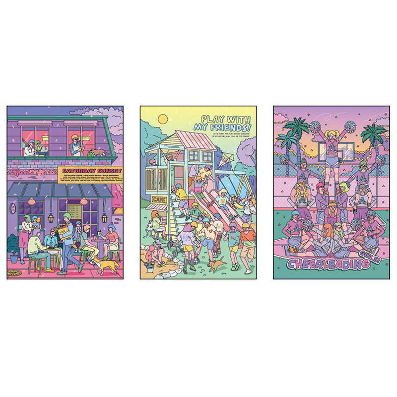 Illustration - Ardium 2022 ColorPoint Monthly Desk Calendar