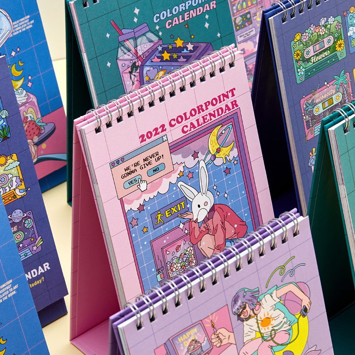 Ardium 2022 ColorPoint Monthly Desk Calendar