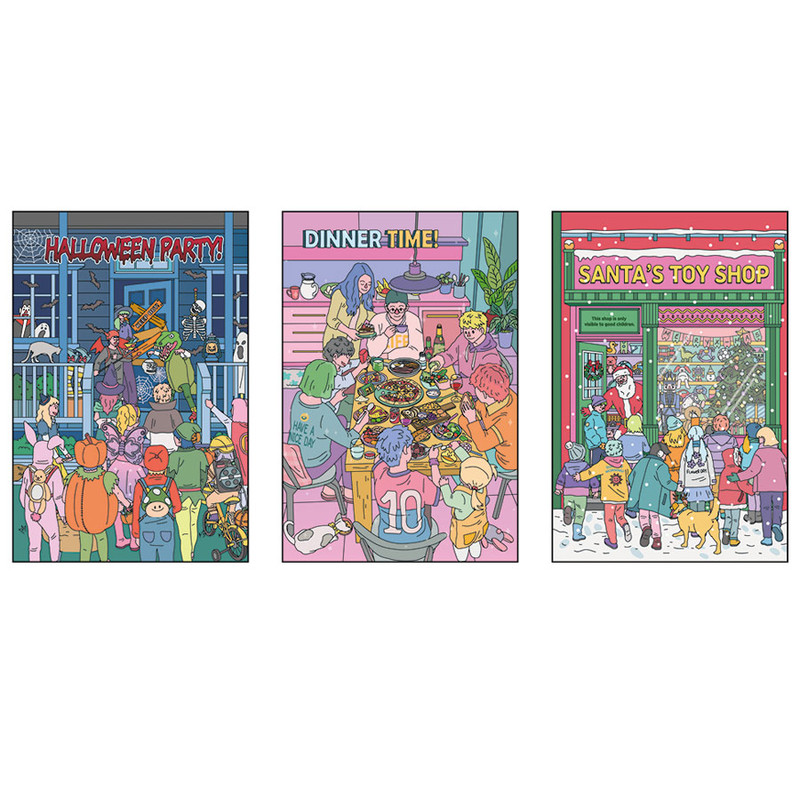 Illustration - Ardium 2022 ColorPoint Monthly Desk Calendar