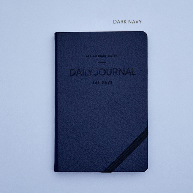 Navy - Ardium 2022 365 Days Medium Dated Daily Journal Diary