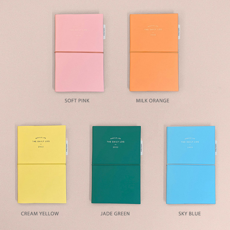 Color - GMZ 2022 Daily Log Small Dated Weekly Diary Planner