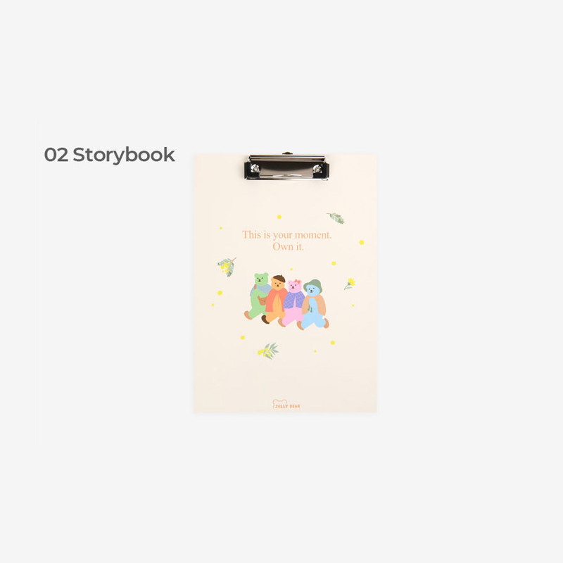 Storybook - Dailylike Jelly Bear A4 Document Holder File Clipboard