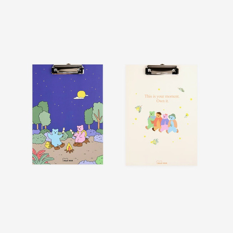 Dailylike Jelly Bear A4 Document Holder File Clipboard