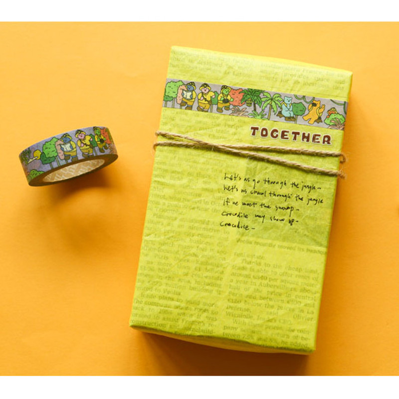 Dailylike Jelly Bear Adventure Washi Paper Masking Tape Dailylike Jelly Bear Adventure Washi Paper Masking Tape