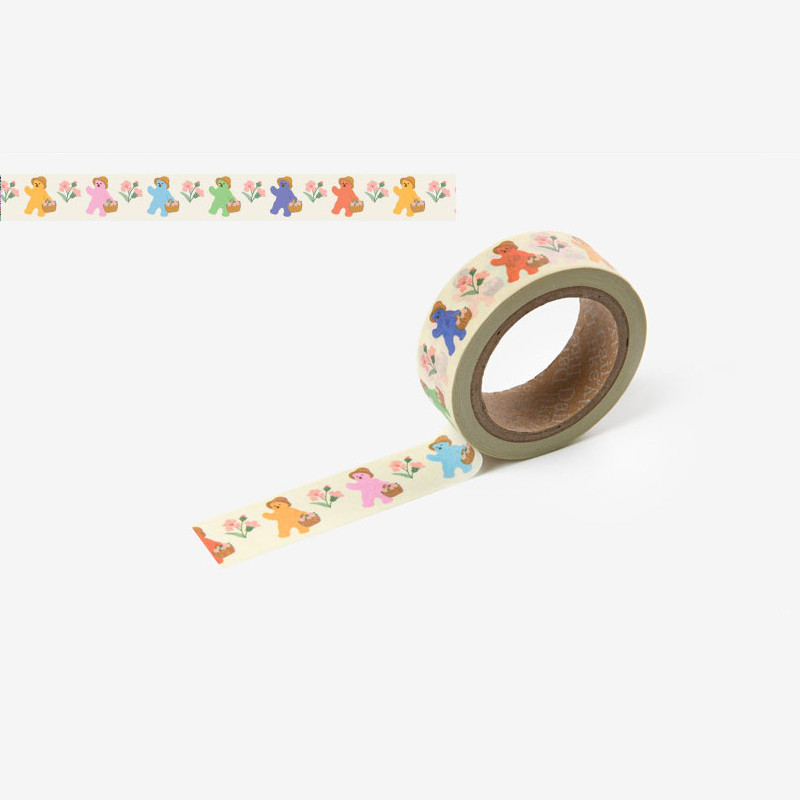 Dailylike Jelly Bear Storybook Washi Paper Masking Tape