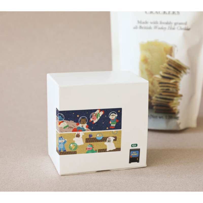 Usage example - Dailylike My Buddy Game Paper Sticker Set