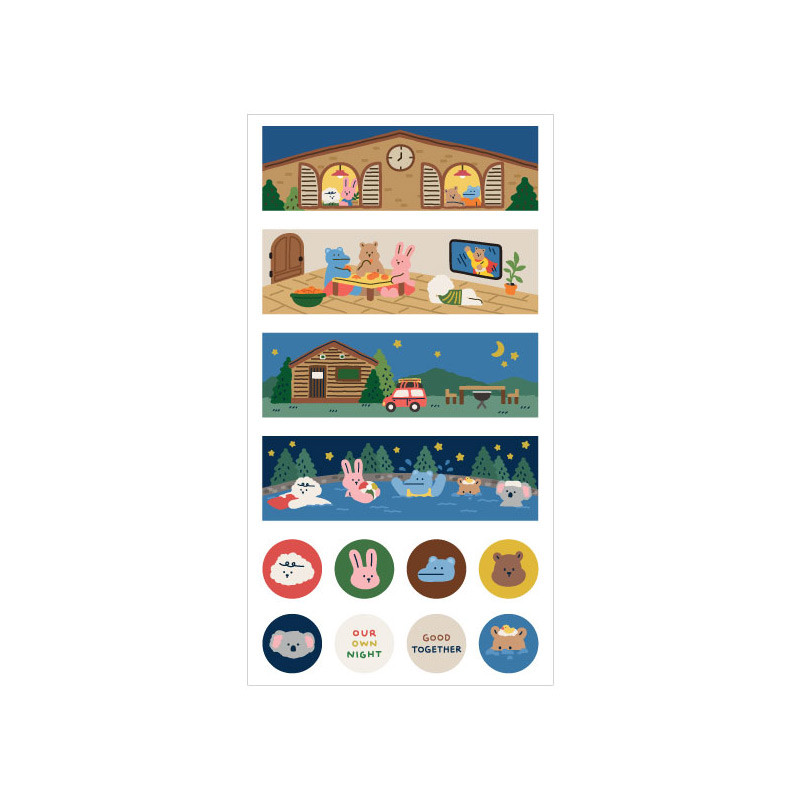 Dailylike My Buddy Pension Paper Sticker Set