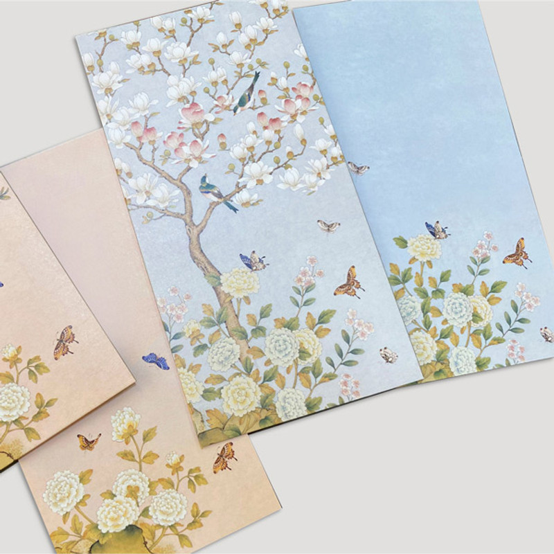 OCHAE Minhwa 4 Envelopes 4 Notes and 4 Stickers Set