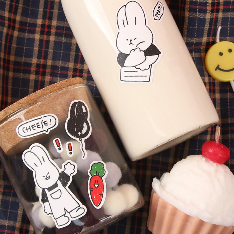 Usage example - Wanna This Childhood Friends Paper Removable Sticker Set Usage example - Wanna This Childhood Friends Paper Removable Sticker Set