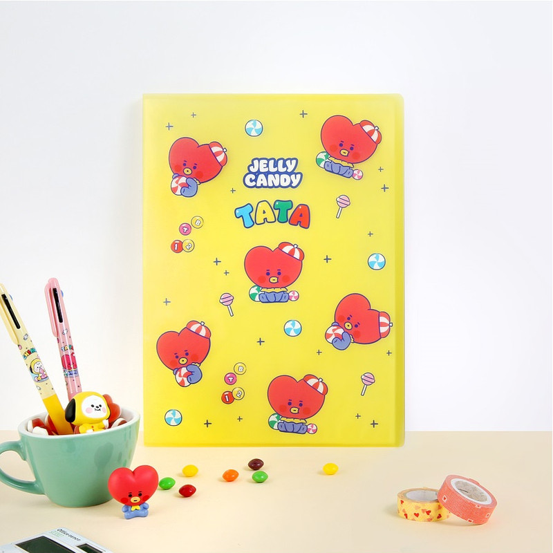 BT21 Jelly Candy A4 Display Book with 20 Clear Pocket BT21 Jelly Candy A4 Display Book with 20 Clear Pocket