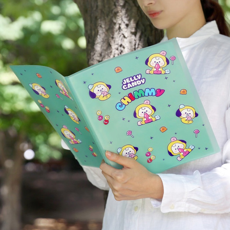 BT21 Jelly Candy A4 Display Book with 20 Clear Pocket BT21 Jelly Candy A4 Display Book with 20 Clear Pocket