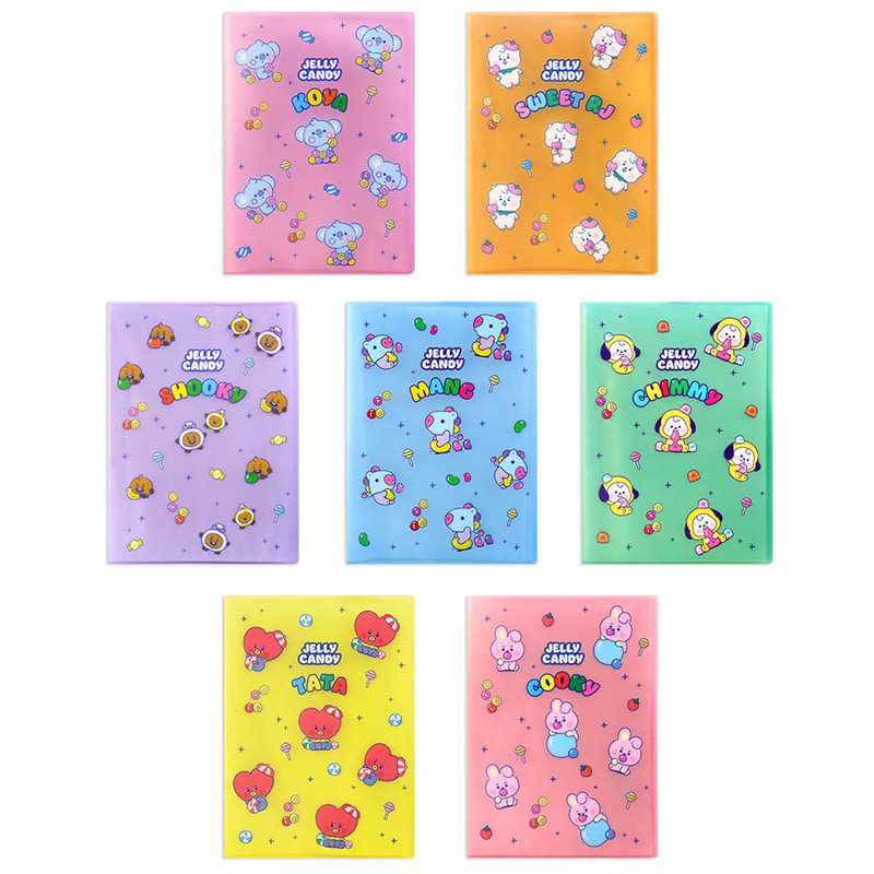 BT21 Jelly Candy A4 Display Book with 20 Clear Pocket BT21 Jelly Candy A4 Display Book with 20 Clear Pocket