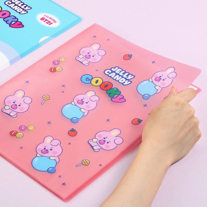 BT21 Jelly Candy A4 Display Book with 20 Clear Pocket BT21 Jelly Candy A4 Display Book with 20 Clear Pocket