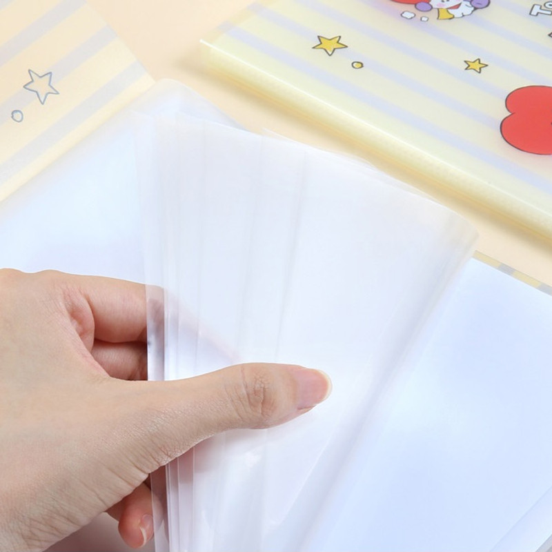 Clear pockets - BT21 Little Buddy A4 Display Book with 20 Clear Pocket Clear pockets - BT21 Little Buddy A4 Display Book with 20 Clear Pocket