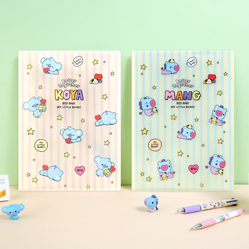 BT21 Little Buddy A4 Display Book with 20 Clear Pocket BT21 Little Buddy A4 Display Book with 20 Clear Pocket