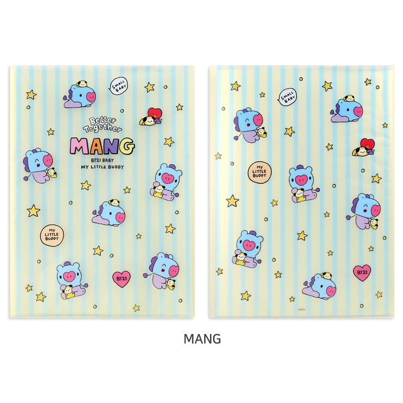 MANG - BT21 Little Buddy A4 Display Book with 20 Clear Pocket MANG - BT21 Little Buddy A4 Display Book with 20 Clear Pocket