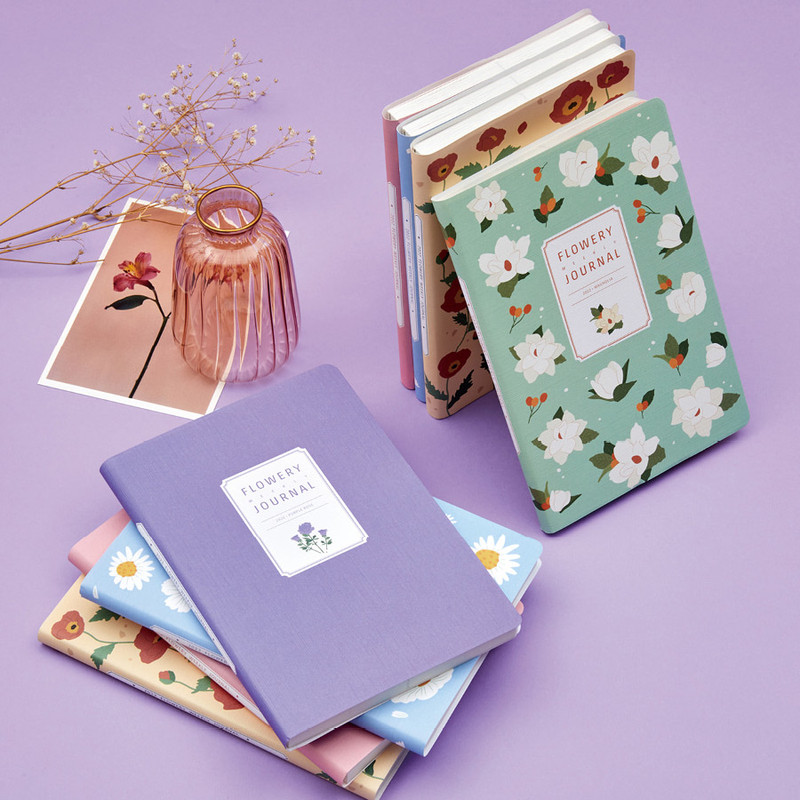 Ardium 2022 Flowery Dated Weekly Diary Journal