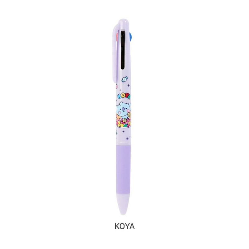 KOYA - BT21 Jelly Candy 0.7mm Multi Ballpoint Pen Set of 7 KOYA - BT21 Jelly Candy 0.7mm Multi Ballpoint Pen Set of 7