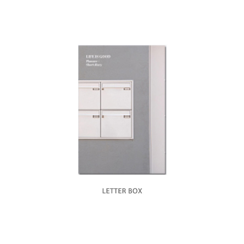 Letter box - Gunmangzeung Life is Good Dateless Weekly Planner Letter box - Gunmangzeung Life is Good Dateless Weekly Planner