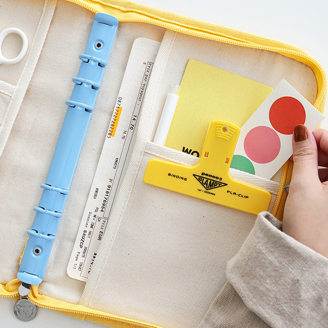 Cotton cover - ROMANE 2022 365 6-Ring A5 Dated Weekly Diary Planner